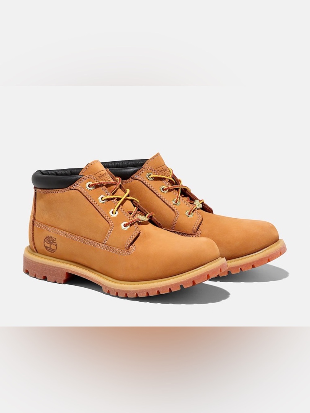 New sz 6 Women's Mid Waterproof Chukka Nellie Boots Leather Wheat